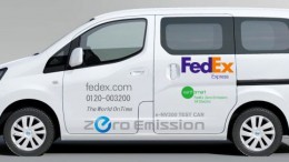 Nissan e-NV200 Fedex test vehicle