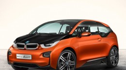 2014 BMW i3 2 door coupe side view