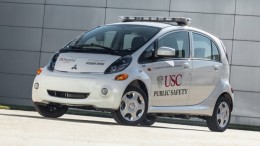 Mitsubishi i electric vehicle partnered with USC to test smart grid usage
