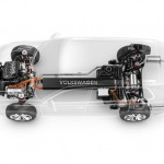 2013 VW CrossBlue plug-in hybrid Drivetrain layout