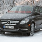 B-Class Electric Drive caught cold weather testing